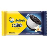 Julie's Dark Choco Vanilla Sandwich 120g x 24